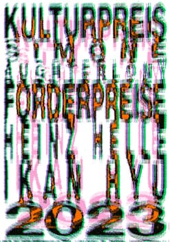 Aurelia Peter “Kulturpreis und Förderpreise 2023, Kanton Zürich” / giclée typographic poster / available in A0, A1