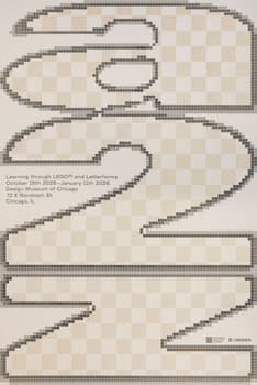 Dafi Kühne “a–z: Learning through LEGO® and Letterforms” / limited edition typographic poster / limited run of 100 / available in 68,7×99,7