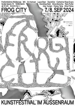 BANK™ “Frog City – Kunstfestival im Außenraum” / limited edition typographic poster / available in A1
