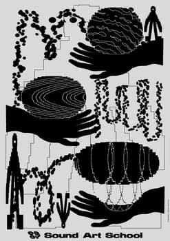 BANK™ “89 Sound Art School (2/6)” / giclée typographic poster / available in A0, A1