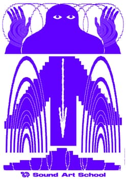 BANK™ “89 Sound Art School (1/6)” / giclée typographic poster / available in A0, A1