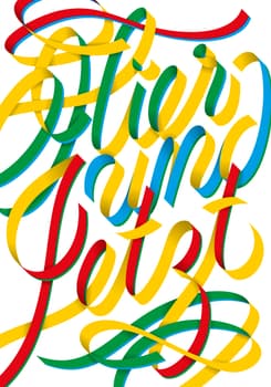Erich Brechbühl “here and now” / giclée typographic poster / available in F4, 70×100, 50×70