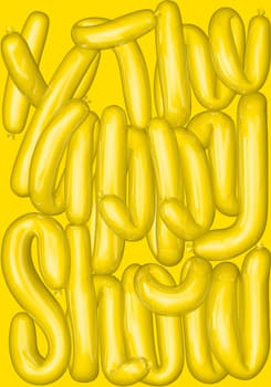 Erich Brechbühl “The Happy Show” / giclée typographic poster / available in 70×100