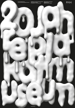 Fons Hickmann “20 Jahre Postermuseum” / giclée typographic poster / available in A0, A1, A2