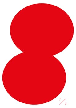 Fons Hickmann “Fellini 8 ½ (part 2)” / giclée typographic poster / available in A0, A1, A2