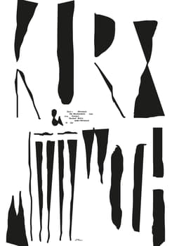 Fons Hickmann “Kurz & Mittwoch Jazz” / giclée typographic poster / available in F4
