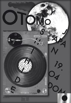 Igor Gurovich “Otomo Yoshihide” / giclée typographic poster / available in 70×100