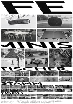 studio kollygujer “Feministischer Stammtisch” / giclée typographic poster / available in A0