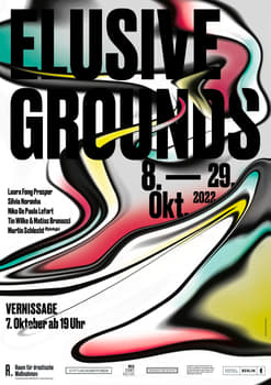 studio lindhorst-emme+hinrichs “Elusive Grounds” / giclée typographic poster / available in A1