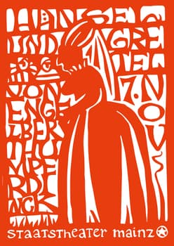 Neue Gestaltung “Haensel und Gretel” / limited edition typographic poster / available in A0