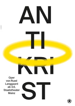 Neue Gestaltung “Antikrist” / limited edition typographic poster / available in A0