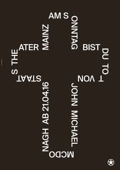 Neue Gestaltung “Am Sonntag bist Du tot” / limited edition typographic poster / available in A0