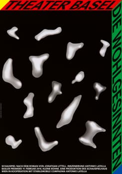 Raffinerie “Stückplakate 2016 – Die Wohlgesinnten” / giclée typographic poster / available in F4, 70×100