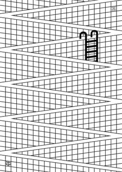 Sam Steiner “Neubad über Wasser halten” / giclée typographic poster / available in F4, 100×140, 70×100, 50×70, A0, A1, A2