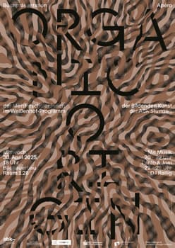 Studio Tillack Knöll “Organic Origin” / Original Edition typographic poster / hand-signed / limited run of 200 / available in A0