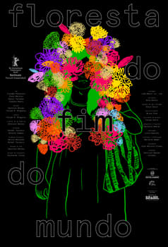 thiago lacaz “floresta do fim do mundo / forest of the end of the world” / giclée typographic poster / available in 70×100