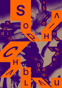 thiago lacaz “audio rebel 19 anos” / giclée typographic poster / available in A0, A1