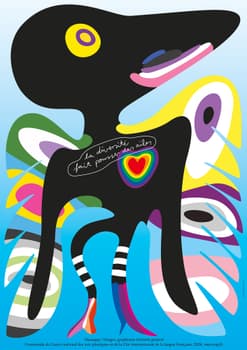 Toan Vu-Huu “Paradiesvogel” / giclée typographic poster / available in A0, A1, A2