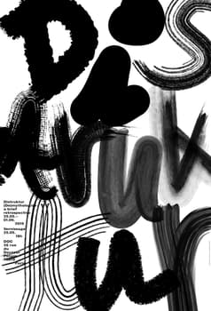 Toan Vu-Huu “Distruktur” / giclée typographic poster / available in F4, 70×100, A0, A1, A2