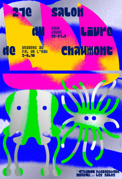 Toan Vu-Huu “21e Salon du livre de Chaumont” / 2 typographic poster / limited run of 25 / available in 120×176