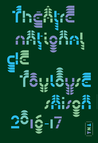 Philippe Apeloig “Saison 2016-2017” / limited edition typographic poster / available in 120×176