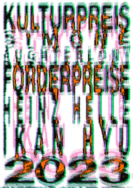 Aurelia Peter “Kulturpreis und Förderpreise 2023, Kanton Zürich” / giclée typographic poster / available in A0, A1