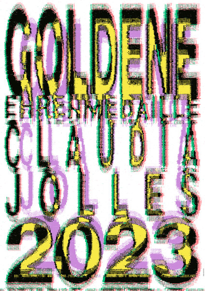Aurelia Peter “Goldene Ehrenmedaille 2023, Kanton Zürich” / giclée typographic poster / available in A0, A1