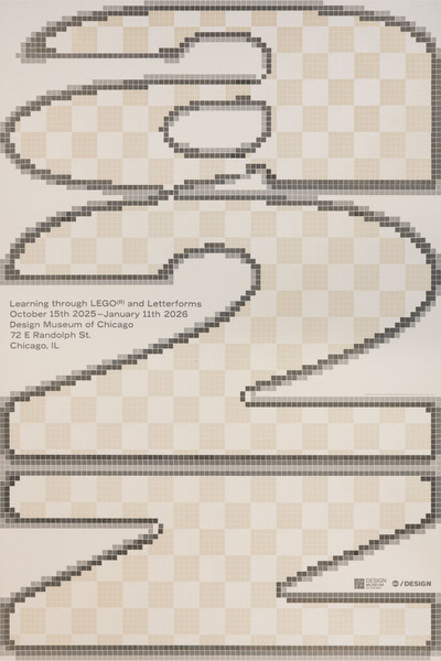 Dafi Kühne “a–z: Learning through LEGO® and Letterforms” / limited edition typographic poster / limited run of 100 / available in 68,7×99,7