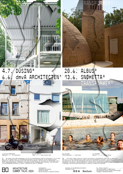 BANK™ “Architecture Summer Talks 2024” / limited edition typographic poster / available in A1