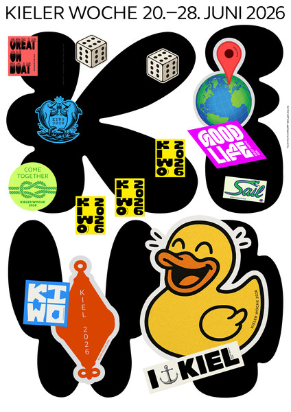 BANK™ “Proposal for Kieler Woche” / giclée typographic poster / available in A0, A1