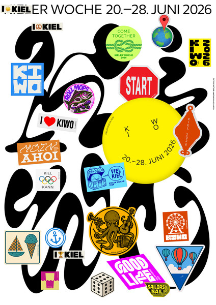 BANK™ “Proposal for Kieler Woche” / giclée typographic poster / available in A0, A1