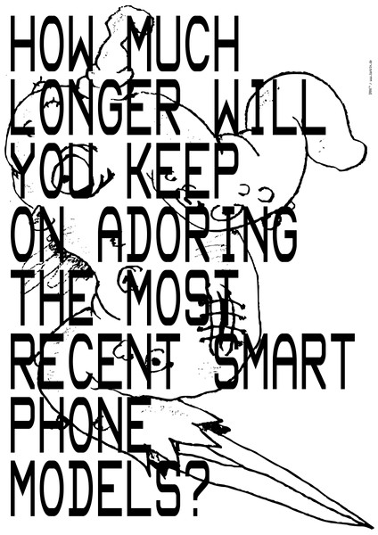 BANK™ “How Much Longer (1/5)” / giclée typographic poster / available in A0, A1