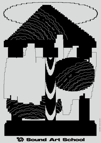 BANK™ “89 Sound Art School (3/6)” / giclée typographic poster / available in A0, A1