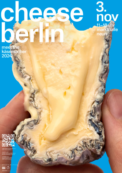 Daniel Wiesmann “cheese berlin” / giclée typographic poster / available in A0, A1, A2