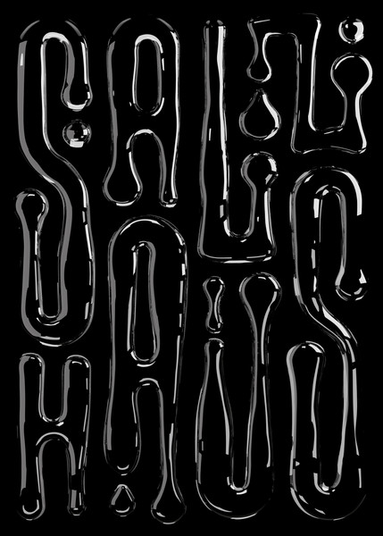 Erich Brechbühl “Salzhaus” / giclée typographic poster / available in 70×100, 50×70