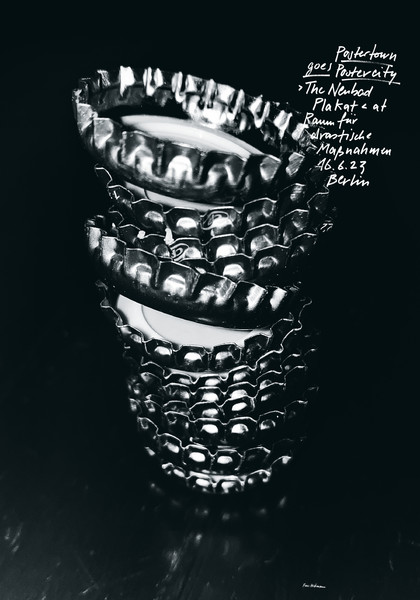 Fons Hickmann “Postertown goes Postercity” / giclée typographic poster / available in A0, A1, A2