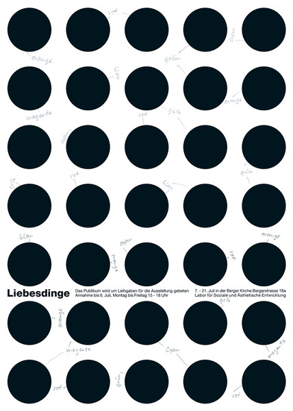 Fons Hickmann “Labor” / limited edition typographic poster / hand-signed / available in A1