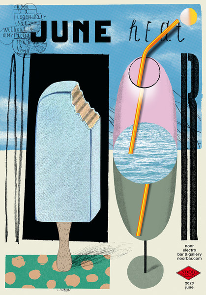 Igor Gurovich “June heat” / giclée typographic poster / available in 70×100