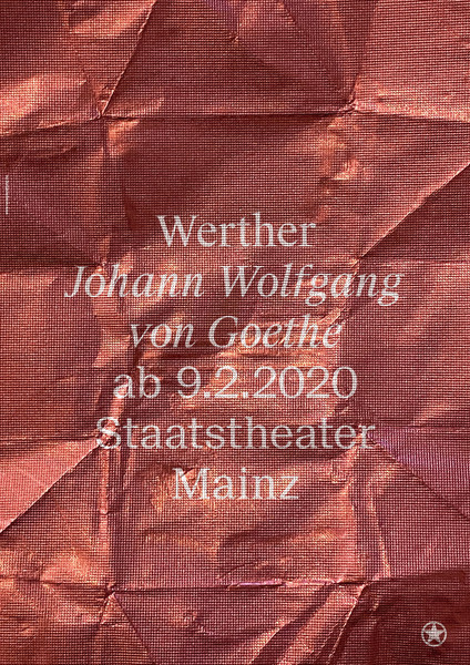 Neue Gestaltung “Werther” / limited edition typographic poster / available in A0