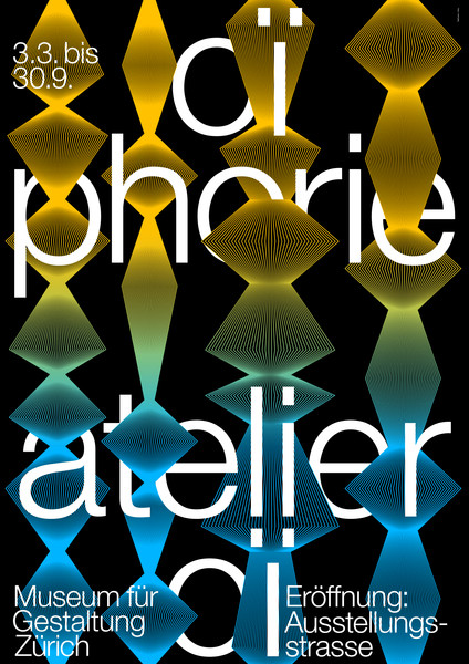 Raffinerie “Oïphorie – Atelier Oï” / giclée typographic poster / available in F4, 70×100