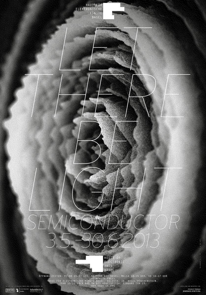 Raffinerie “Let there be Light – Semiconductor” / giclée typographic poster / available in F4, 70×100