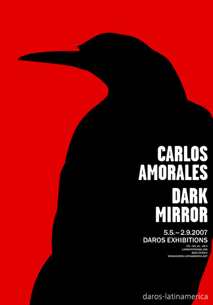 Raffinerie “Carlos Amorales – Dark Mirror” / giclée typographic poster / available in F4, 70×100