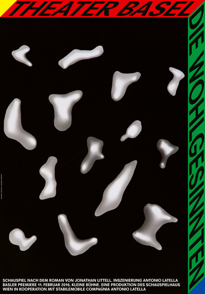 Raffinerie “Stückplakate 2016 – Die Wohlgesinnten” / giclée typographic poster / available in F4, 70×100