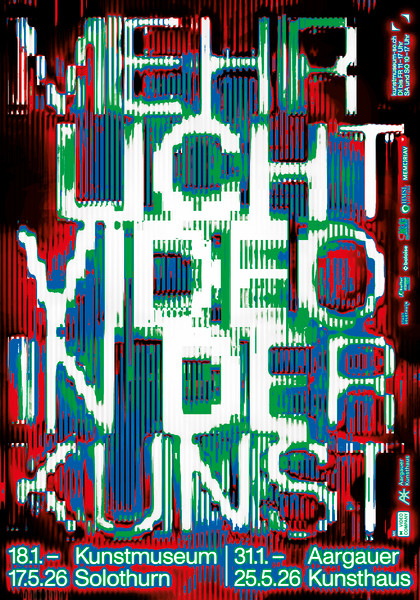 Raffinerie “Mehr Licht – Video in der Kunst” / giclée typographic poster / available in F4, 70×100