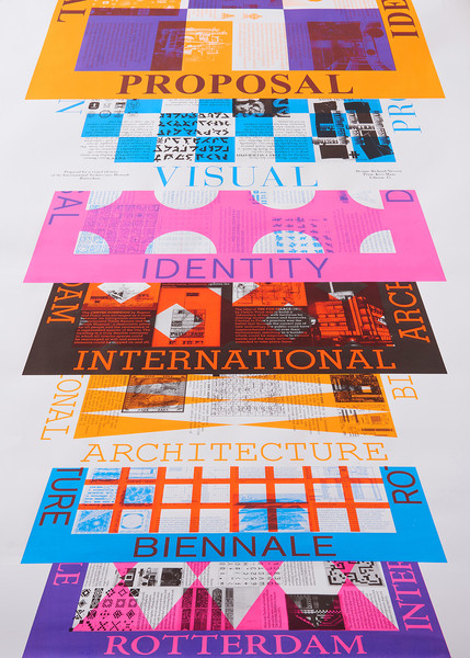 Richard Niessen “Proposal Identity IABR” / limited edition typographic poster / hand-signed / limited run of 10 / available in A0