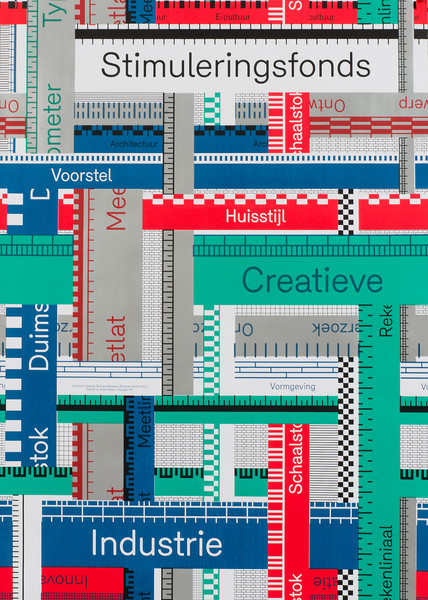 Richard Niessen “Stimuleringsfonds Creatieve Industrie” / limited edition typographic poster / hand-signed / available in A0