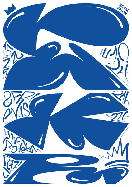 Sam Steiner “EKR & Friends” / giclée typographic poster / available in F4, 100×140, 70×100, 50×70, A0, A1, A2