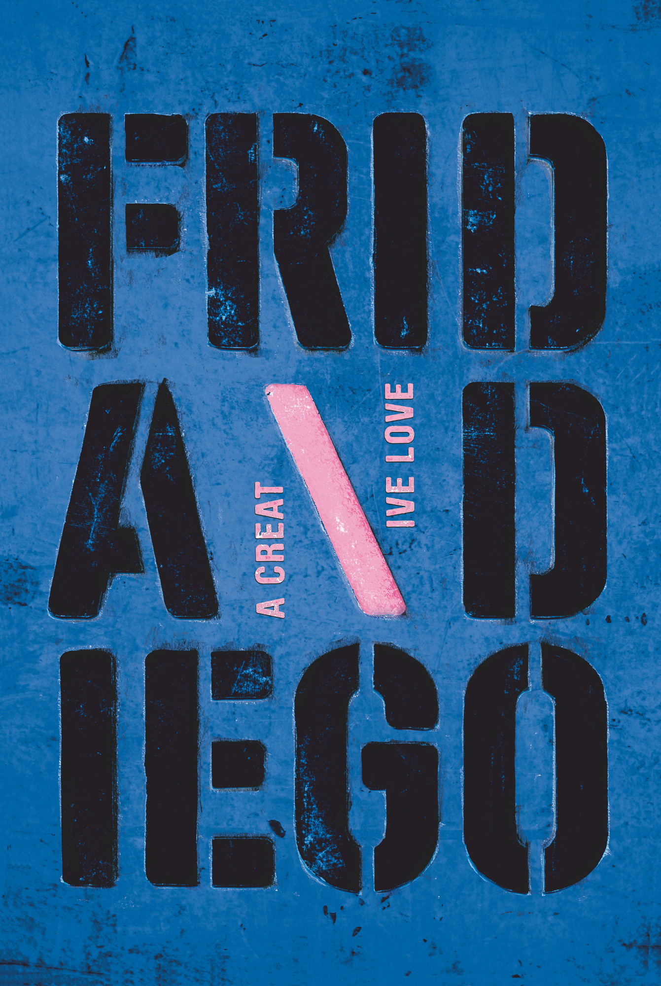 Philippe Apeloig “Frida and Diego” / limited edition typographic poster / available in 118×175