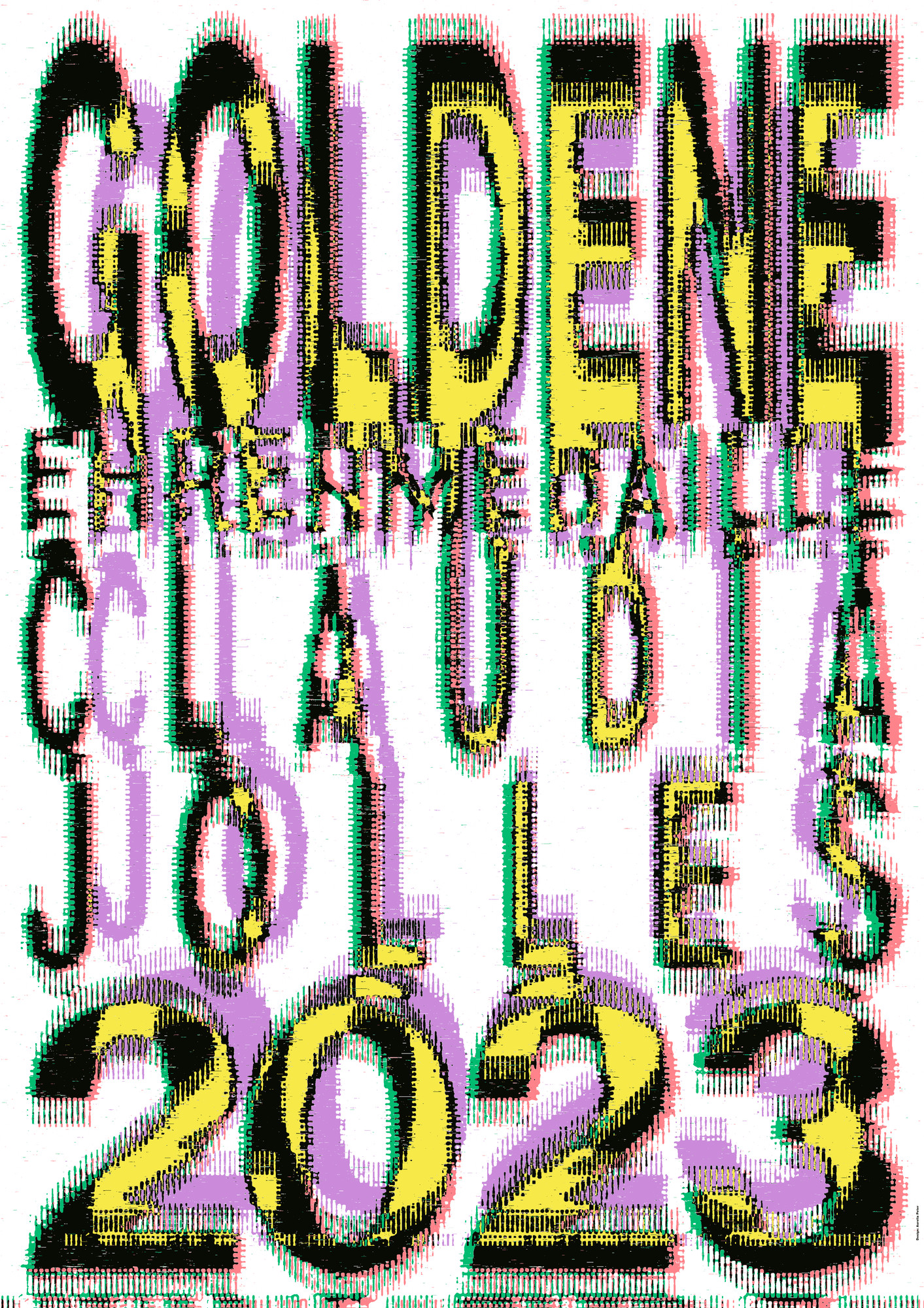 Aurelia Peter “Goldene Ehrenmedaille 2023, Kanton Zürich” / giclée typographic poster / available in A0, A1
