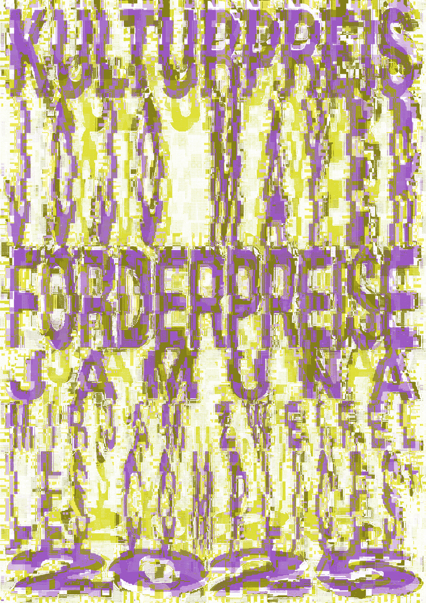 Aurelia Peter “Kulturpreis und Förderpreise 2025, Kanton Zürich” / giclée typographic poster / available in A0, A1